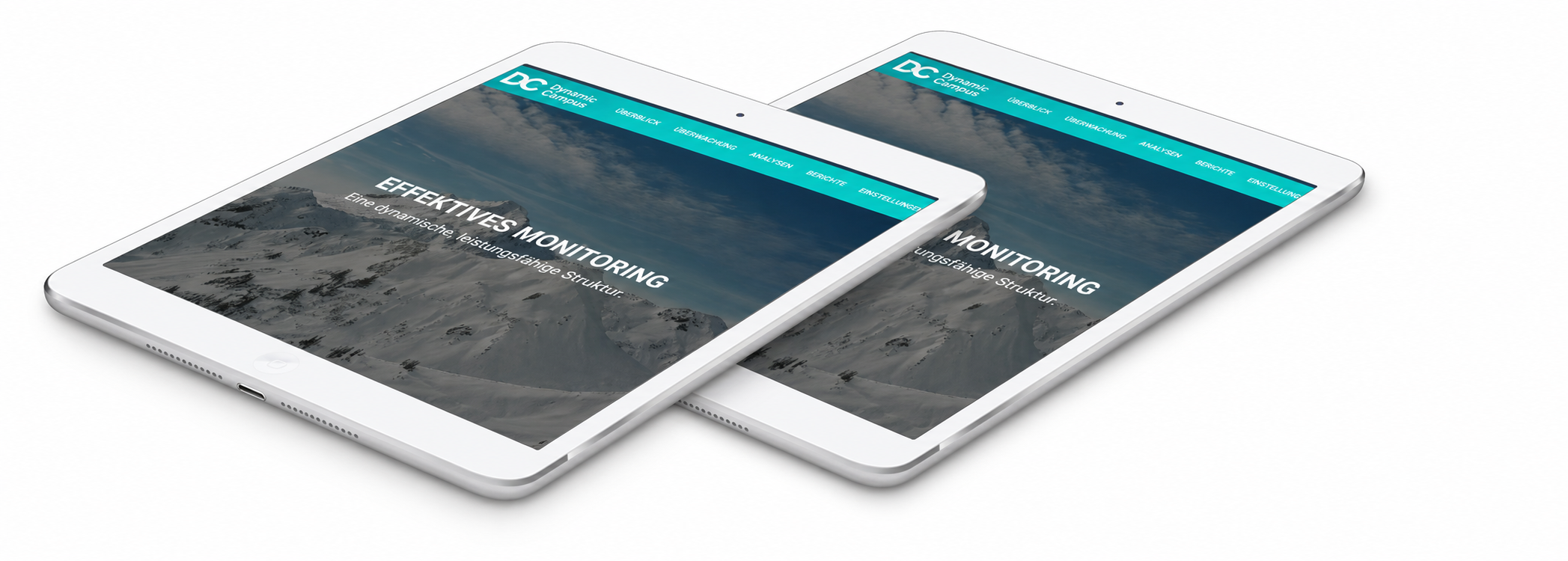 Dynamic Campus tablet görünümü